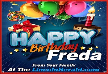 Happy Birthday Freda!!!