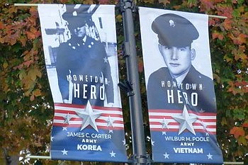 Hometown Heroes Banners Going Up This Week