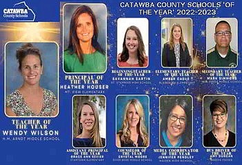 Catawba County Schools Honors 'Of the Year' Award Winners