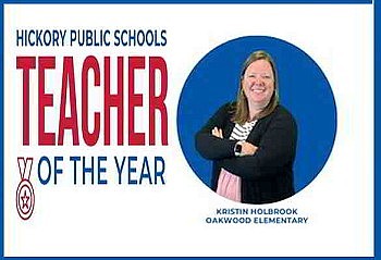 Holbrook Named Hickory Teacher of the Year