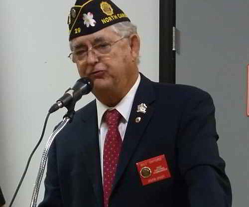 Bill Oxford of Denver, former national American Legion Commander, was the speaker for Friday's Veterans Day program.&nbsp; He quoted President Ronald Reagan, who said of former POW and Presidential candidate John McCain, "where do we find men such as this?"&nbsp; Oxford said, "the same could be said of all these veterans."