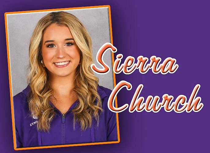 Sierra Church, a member of the West Lincoln High School class of ’23, was recognized Monday as the ACC Newcomer of the Week at Clemson University. Church is on the school’s first-ever gymnastics team.